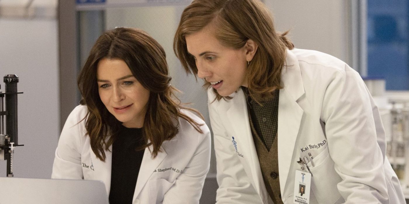Kai and Amelia work together in Grey's Anatomy