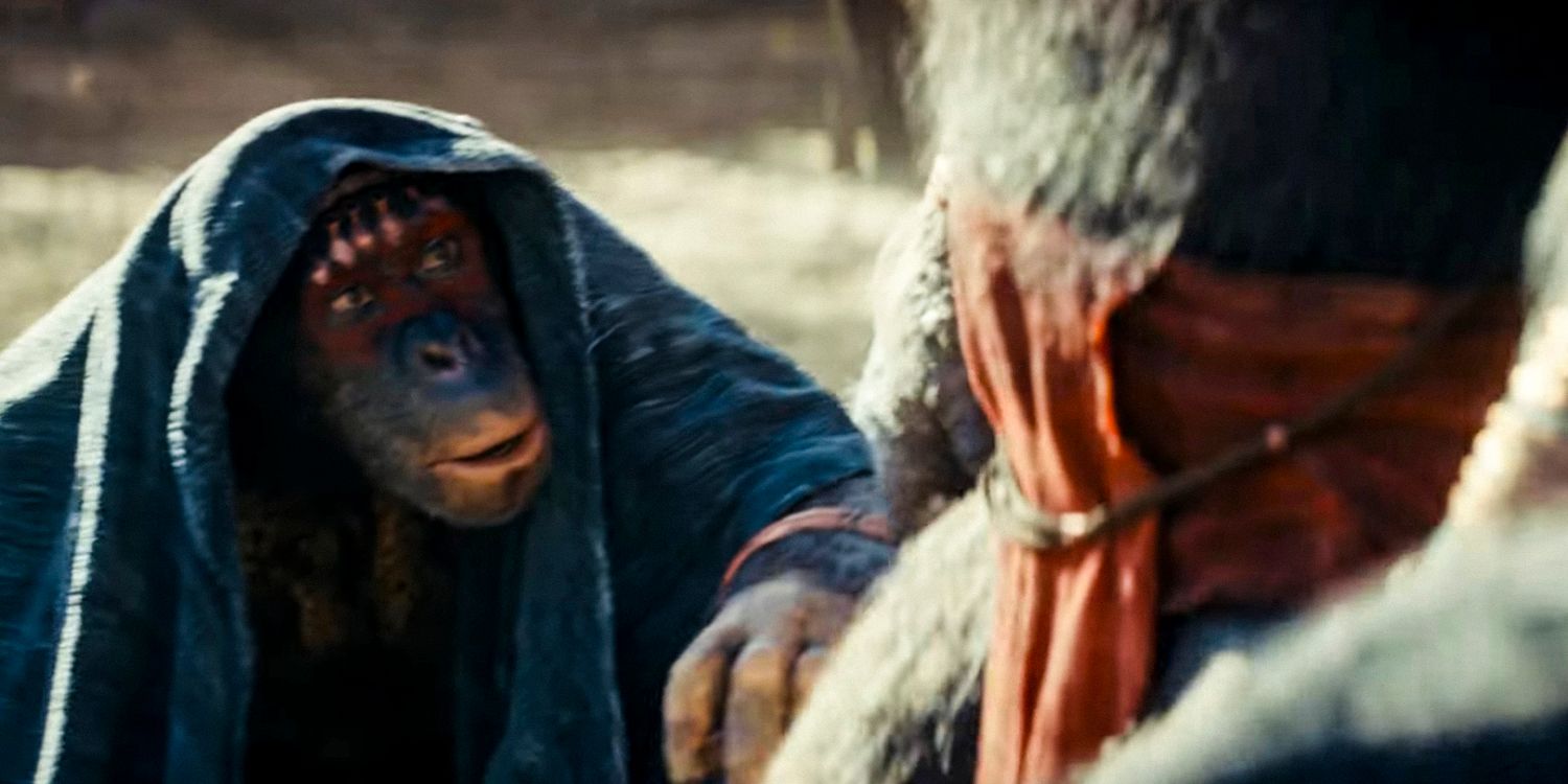 Kingdom Of The Planet Of The Apes Clip Shows Villain Twisting Caesars Legacy