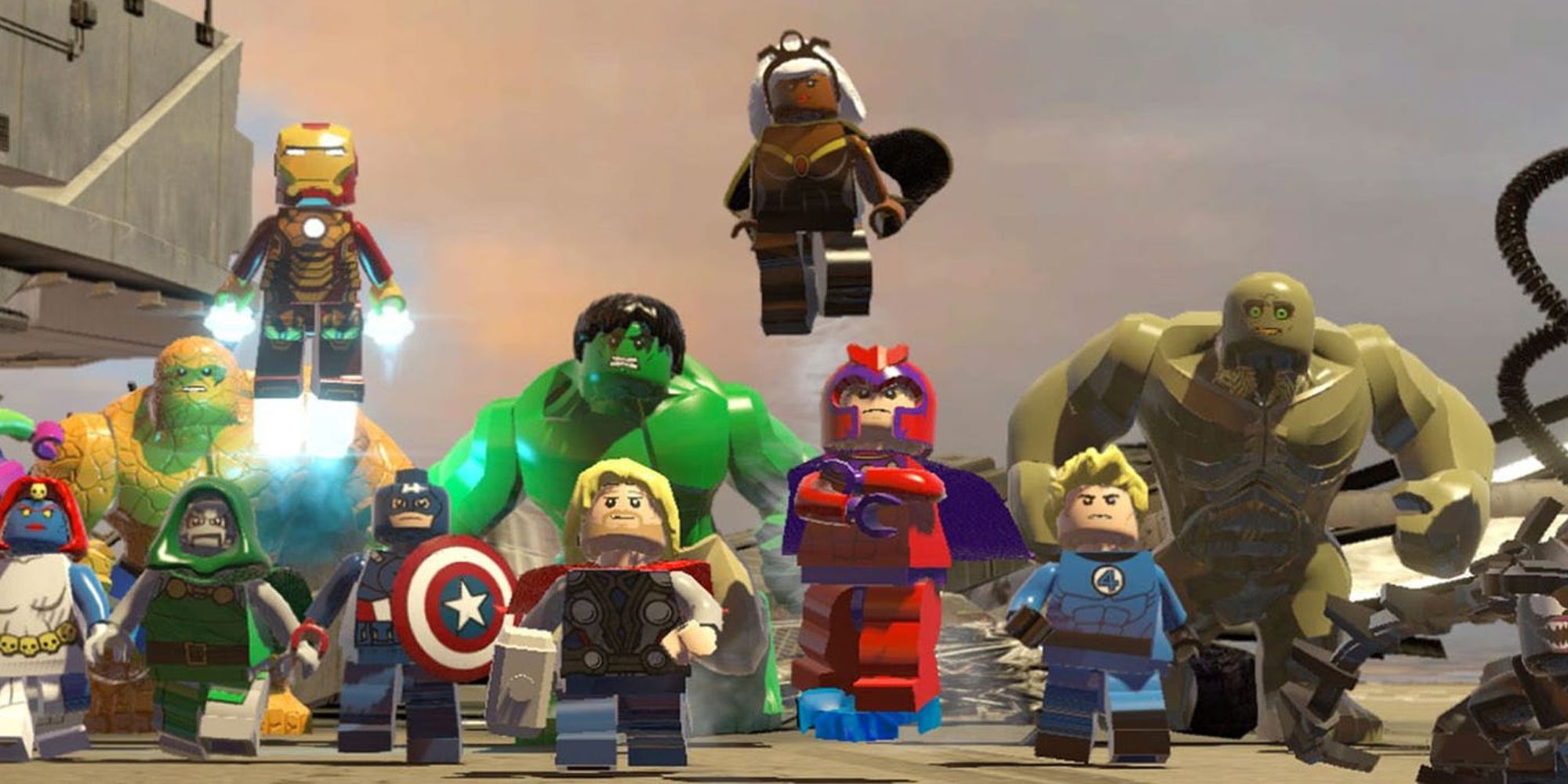 Heroes and villains unite on the SHIELD Helicarrier