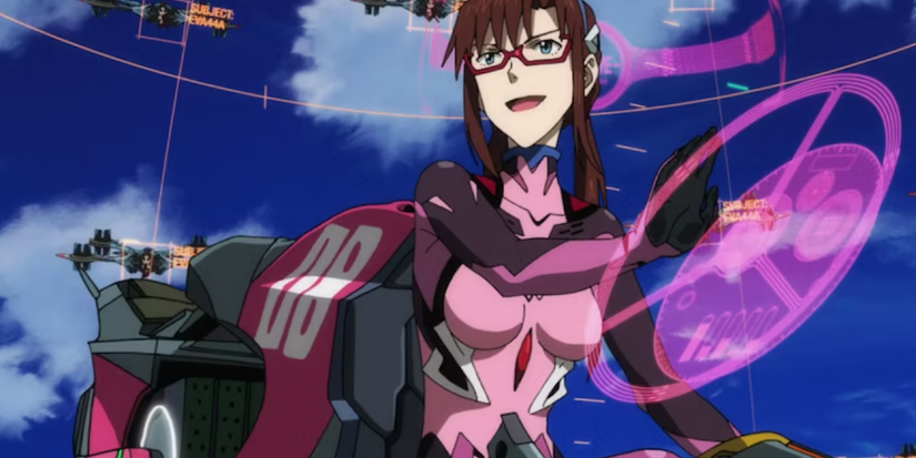 Mari piloting her EVA in Neon Genesis Evangelion (2)