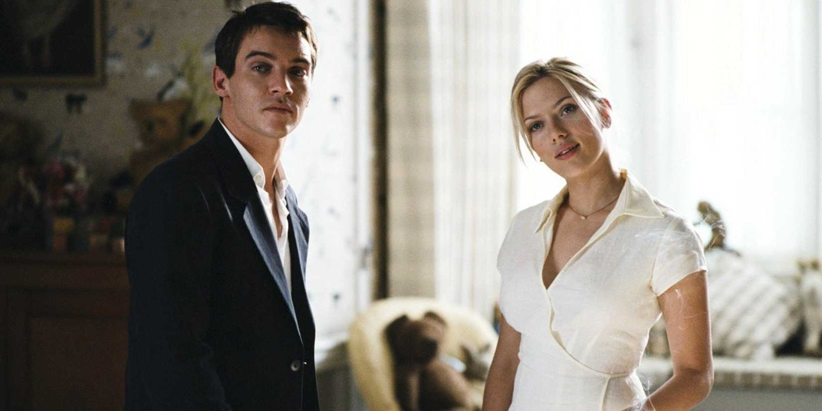 Jonathan Rhys and Scarlett Johansson in Match Point 2005