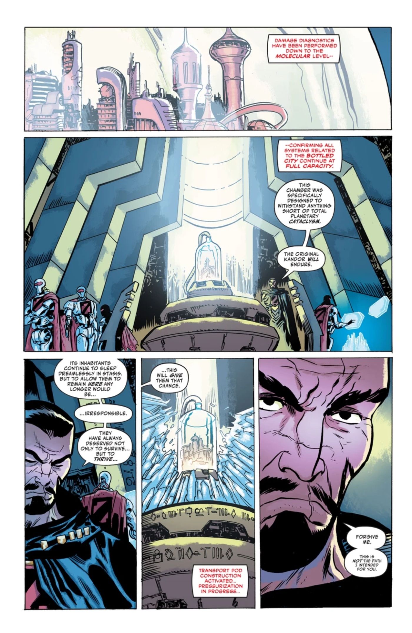 Superman Lore Gets Twisted, As The Bottle City of Kandor Takes a Dark New  Form, image size:1400x2150