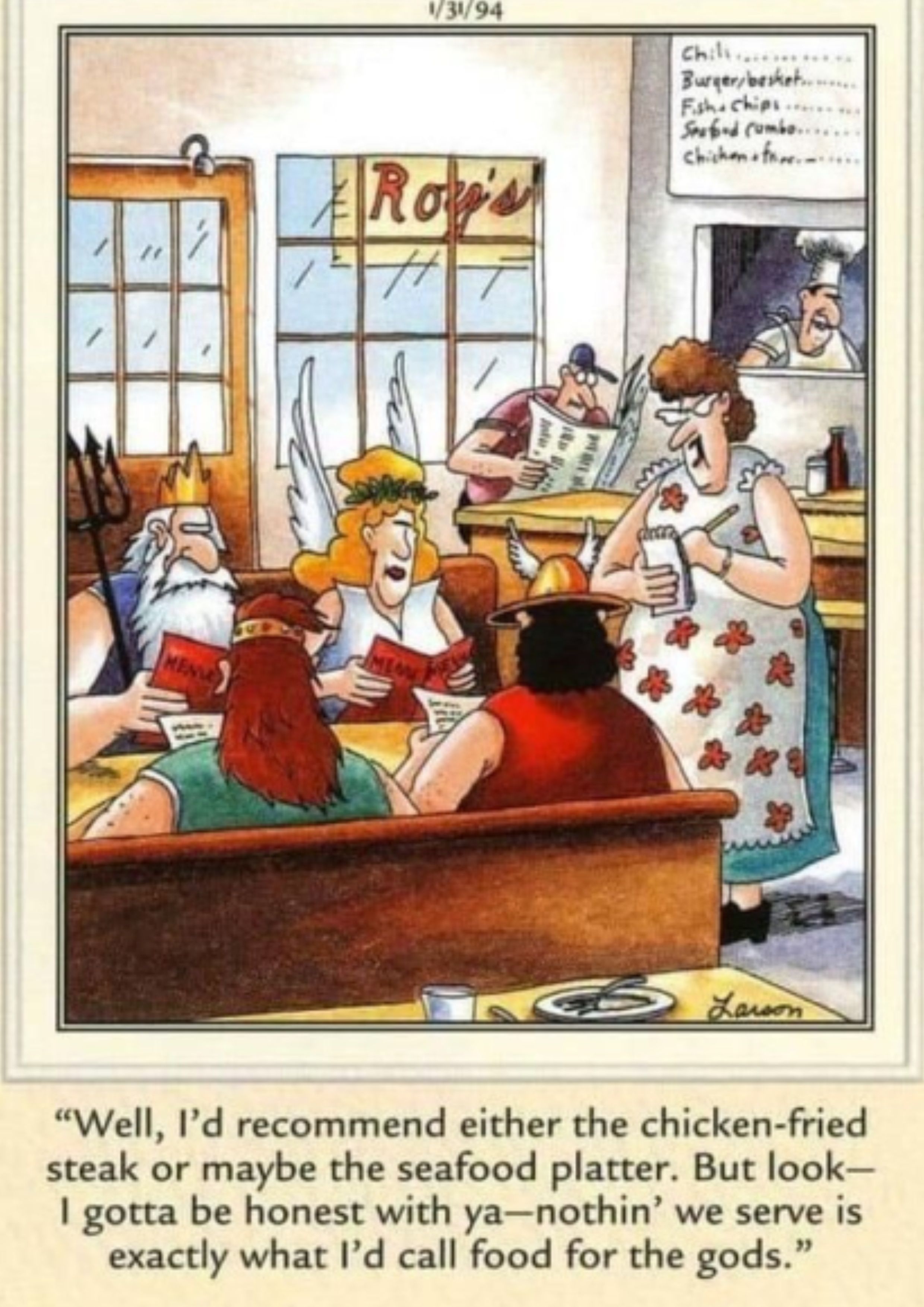 10 Funniest Far Side Comics About Food
