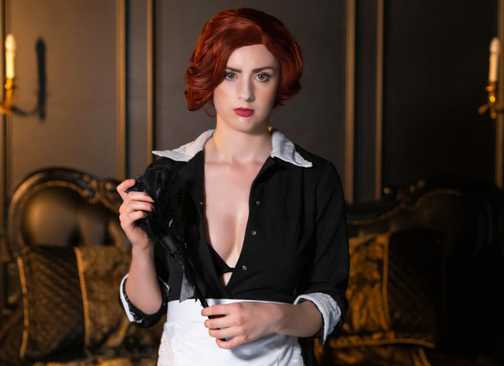 Moira O'Hara as a young ghost in American Horror Story