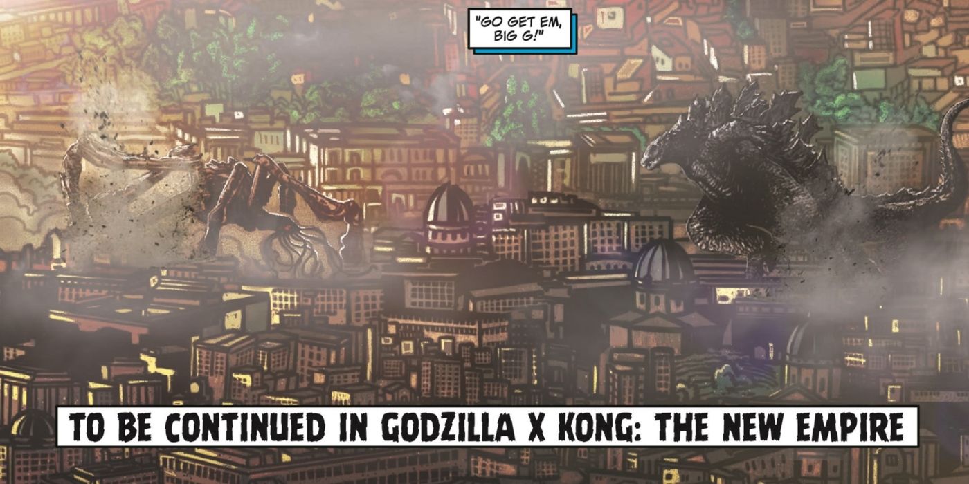 Godzilla vs Scylla in Rome, setting up their fight in Godzilla X Kong: The New Empire.