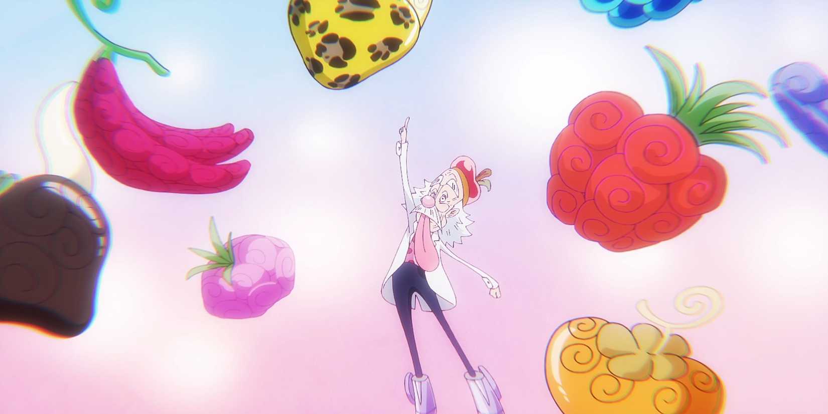 Vegapunk parle des Fruits du Démon dans One Piece.