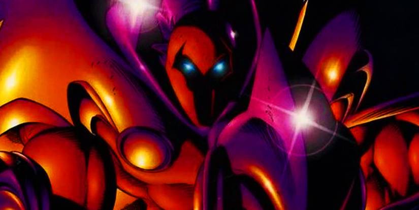 Onslaught with glowing eyes in Marvel Comics