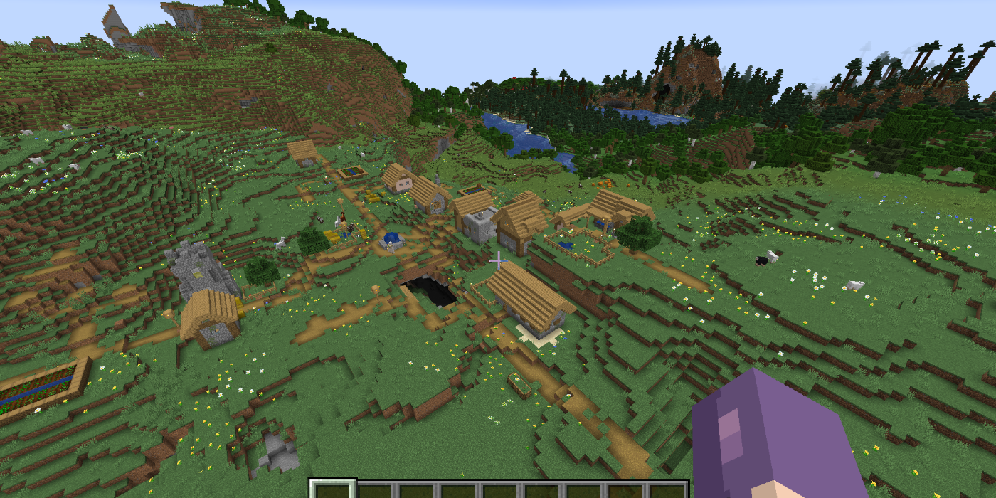 plains-village-minecraft 15 Best Minecraft Seeds For Villages
