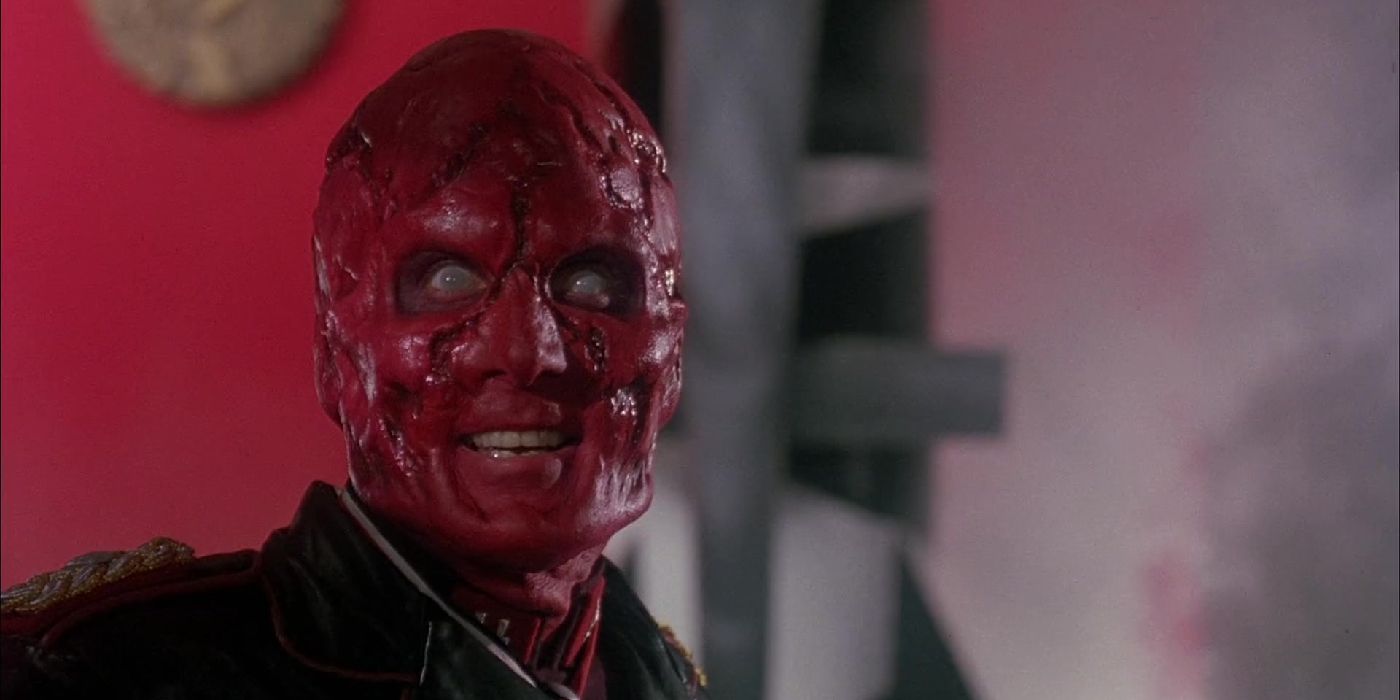 Red Skull smiles in Captain America 1990