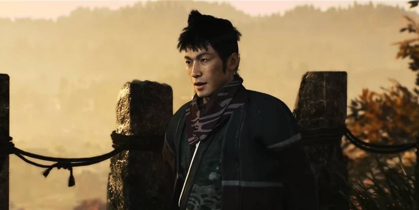 A still of Kogoro Katsura wearing his green robes in Rise of the Ronin