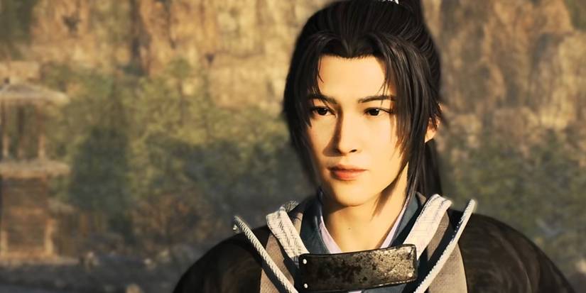 A still of Soji Okita wearing armor in Rise of the Ronin.
