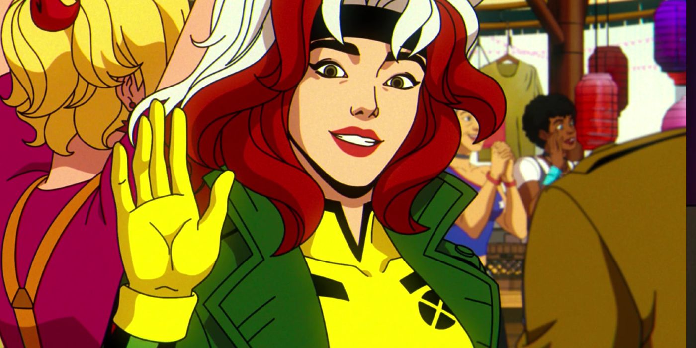 Rogue waving and smiling in X-Men '97