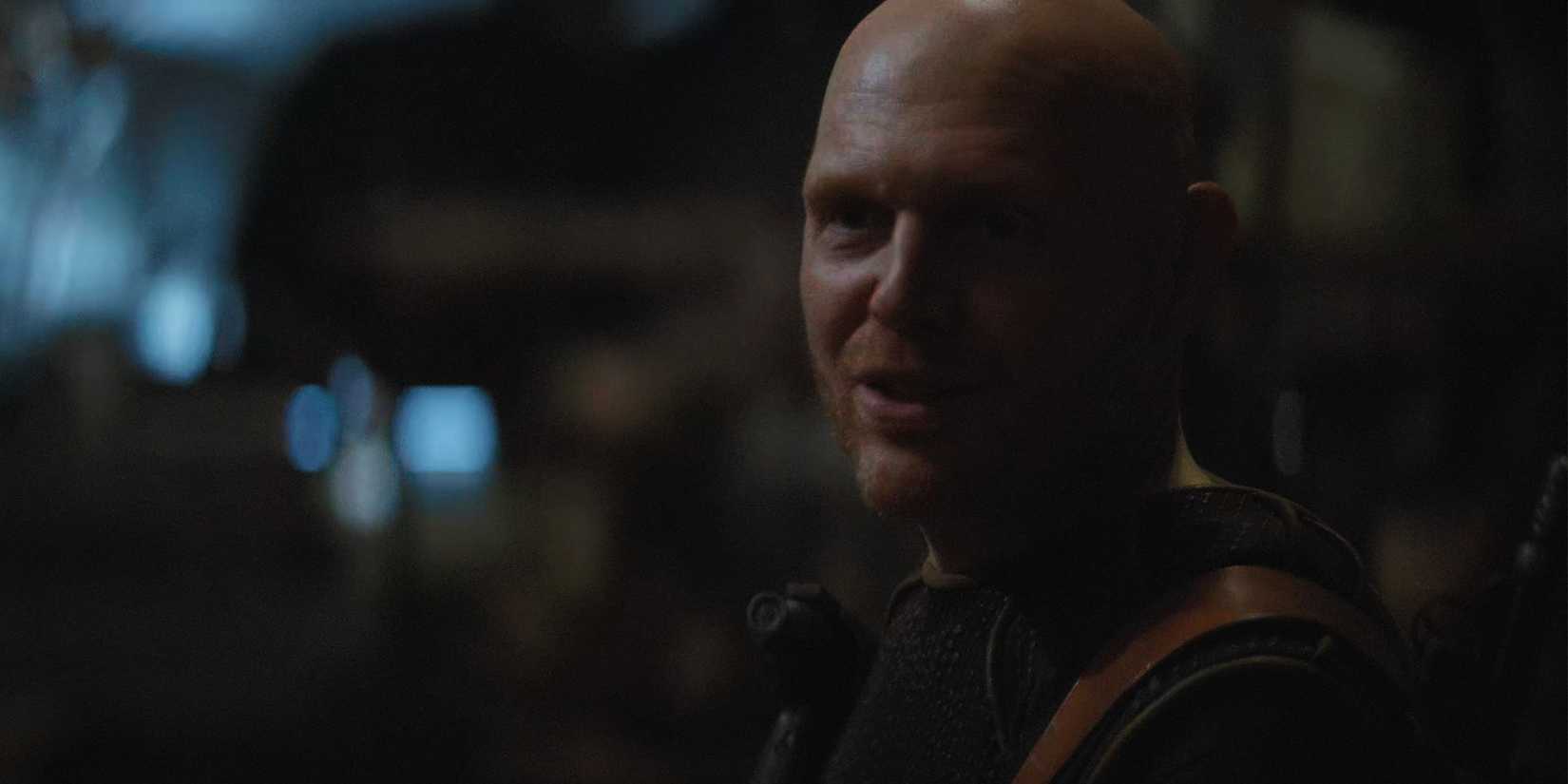 Bill Burr's Migs Mayfeld turns around and responds to Din Djarin