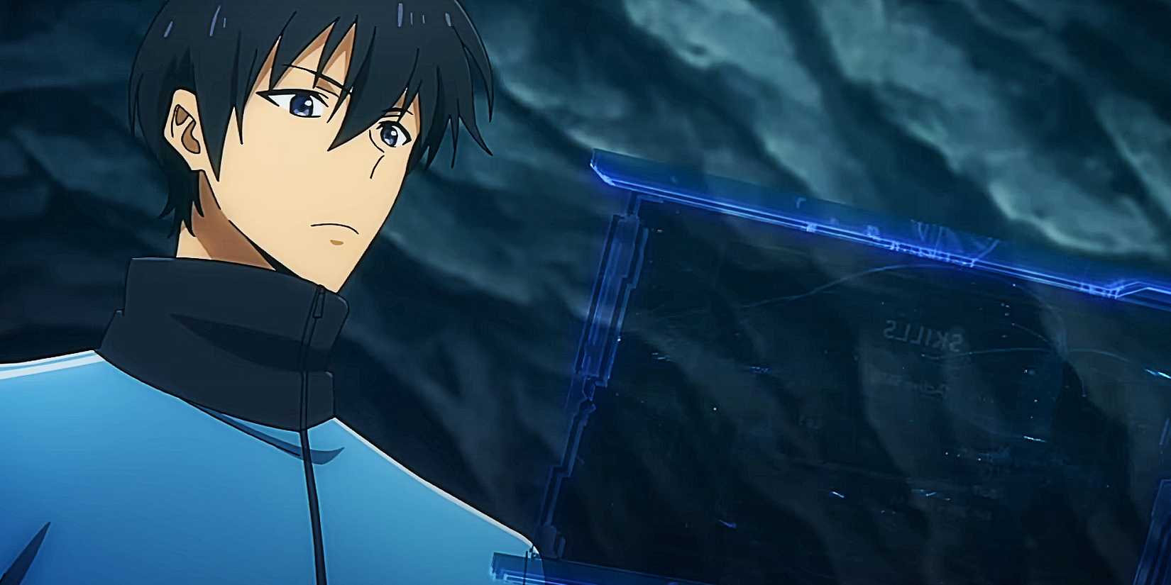 Solo Leveling's Jinwoo interacting with the System