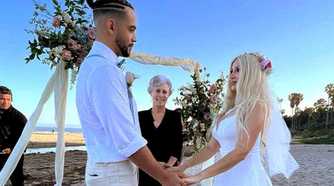 Sophie Sierra Rob Warne In 90 Day Fiance with Rob Warne on wedding day in white