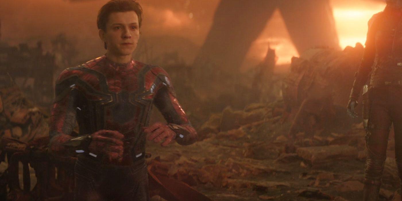 Spider-Man looks frail on Titan in Avengers Infinity War