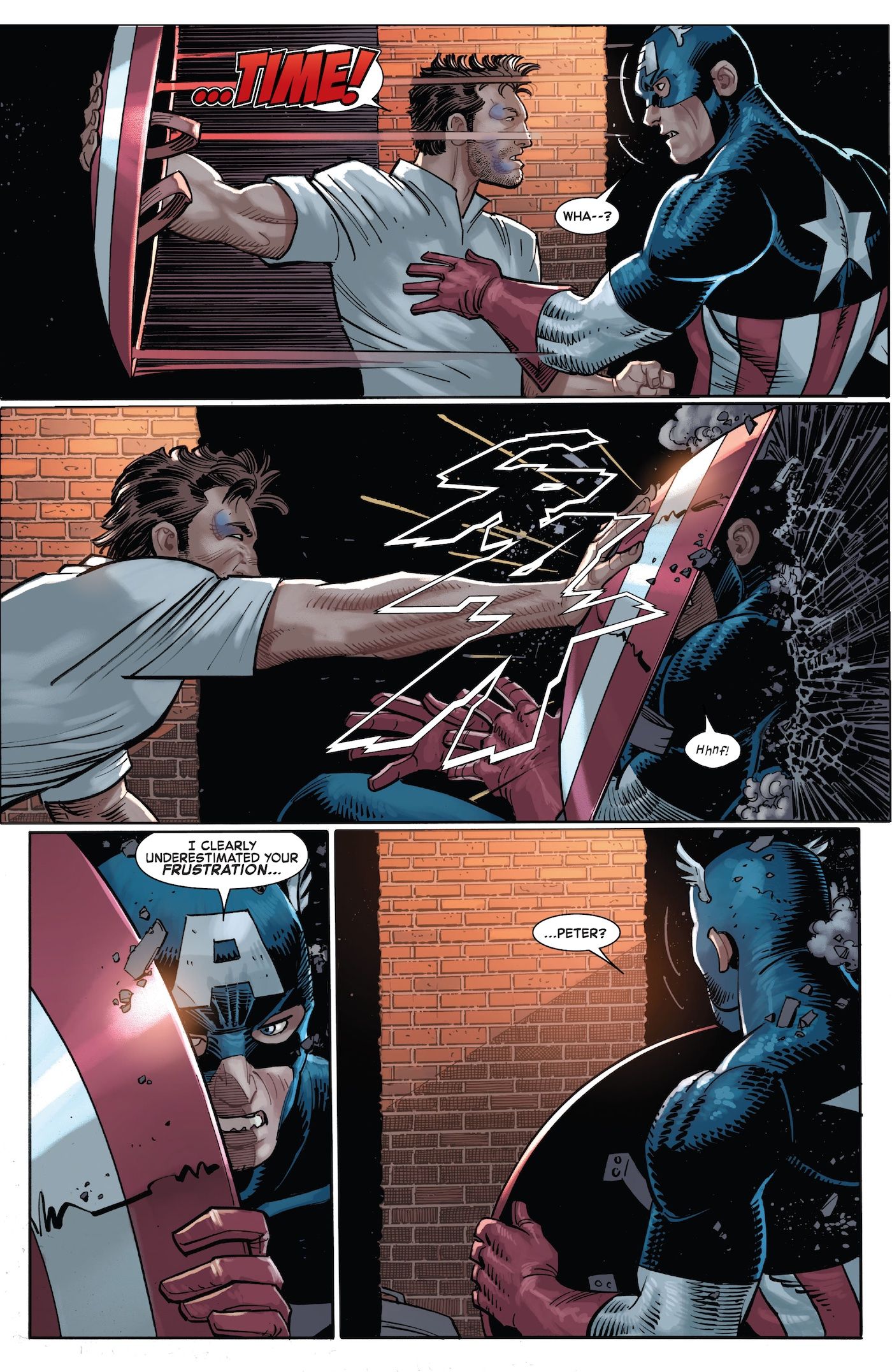 Spider-Man vs Captain America - Marvel Permanently Settles Who's Stronger