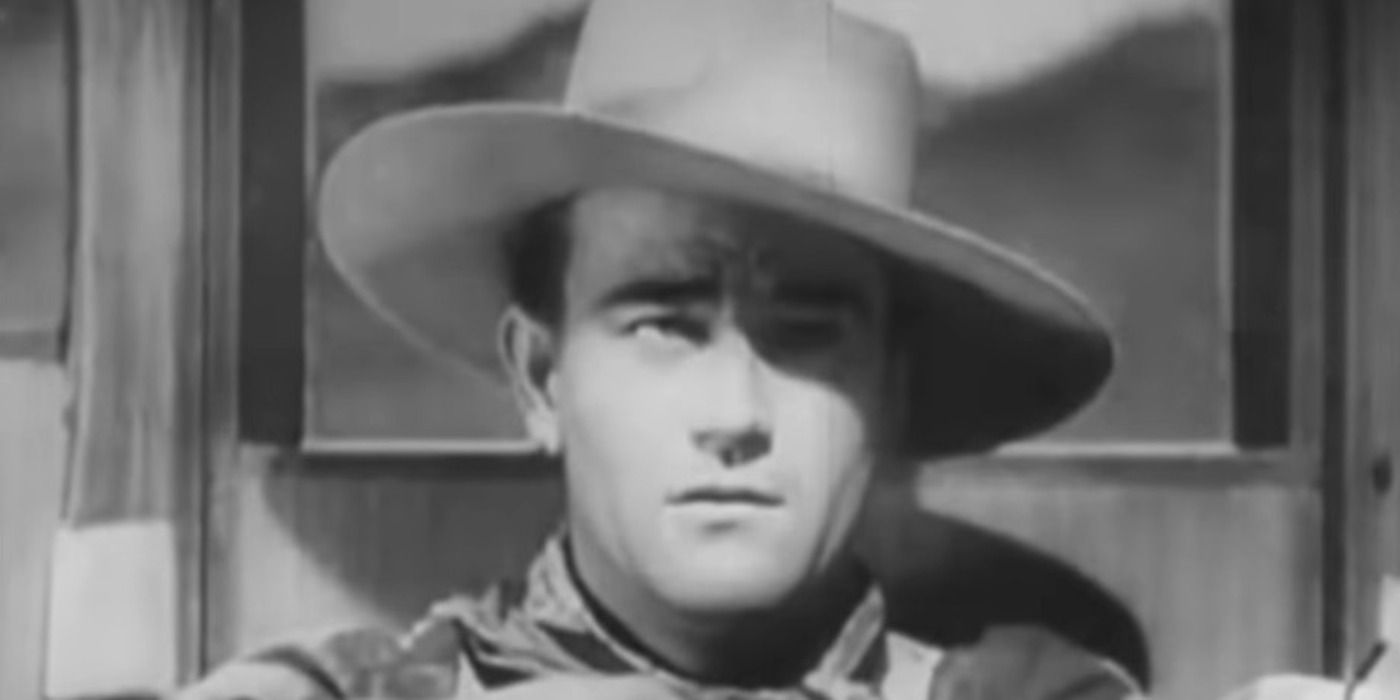 La película que estableció a John Wayne como un héroe occidental tiene una de las presentaciones de personajes más geniales de la historia