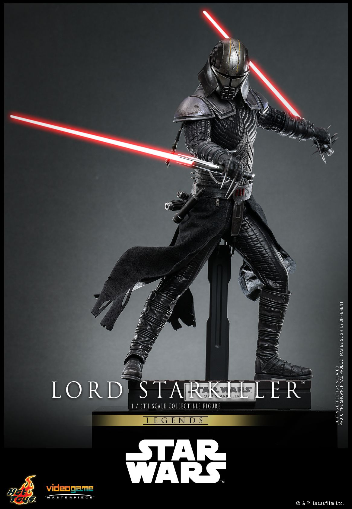 Новые фигурки KOTOR и Force Unleashed, представленные Hot Toys, оживляют Дарта Ревана и Старкиллера