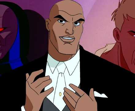 superman the animated series villains, lex luthor, metallo, and darkseid