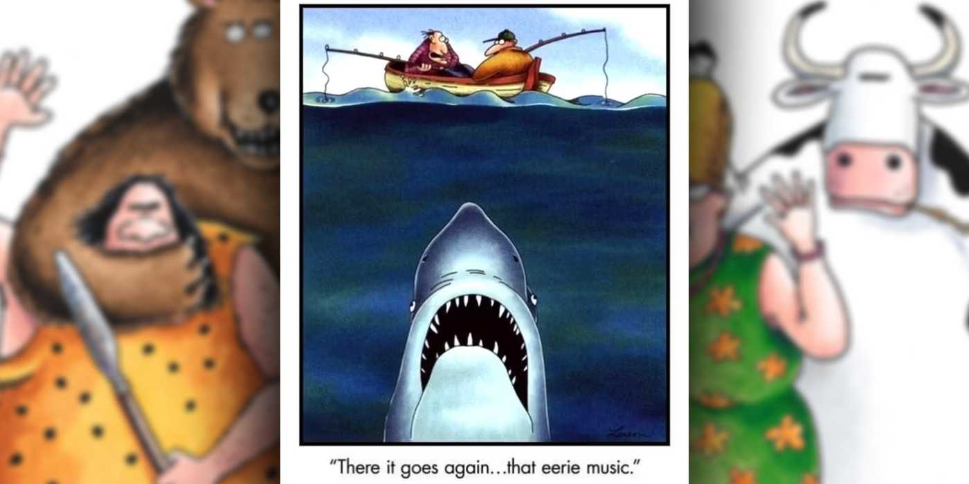 the-far-side-jaws-comic 10 Best Far Side Comics Perfect For Book Lovers
