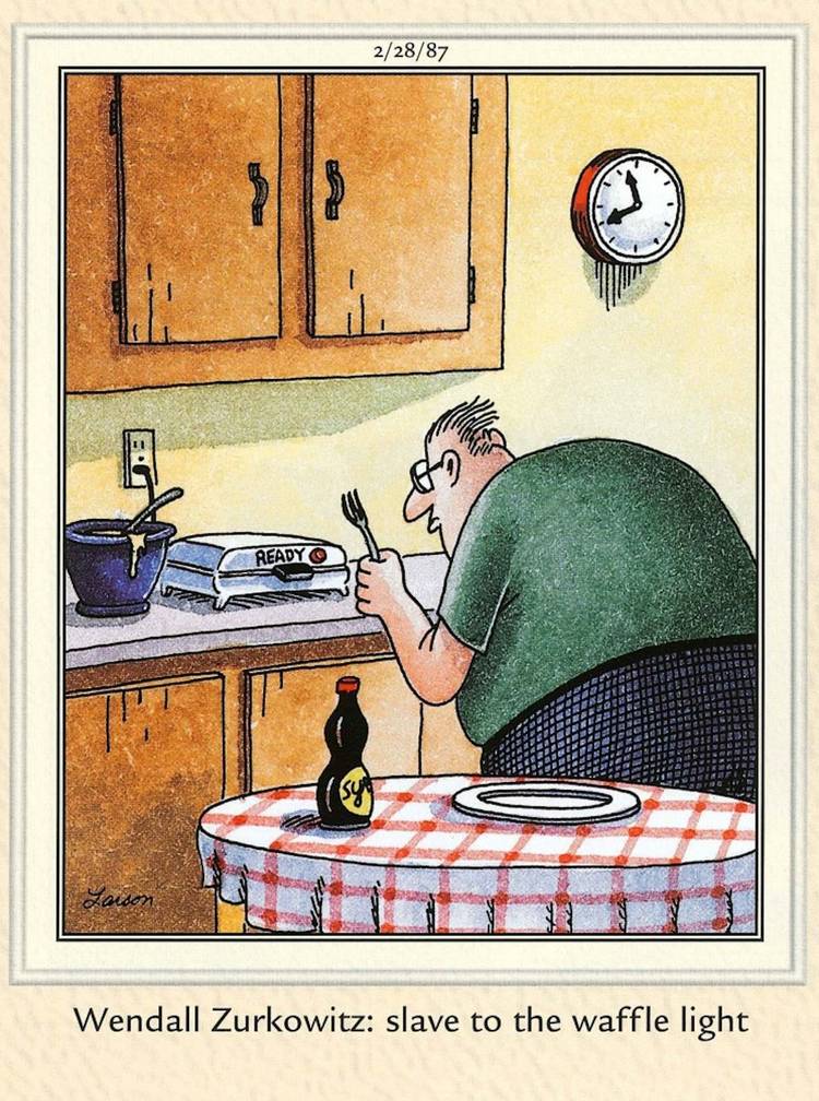 The Far Side Waffle Light