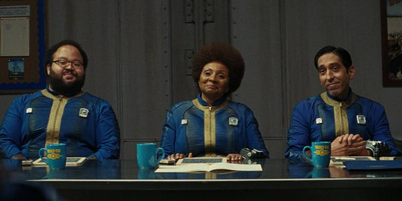 Le conseil de Vault 33 évalue Lucy dans Fallout