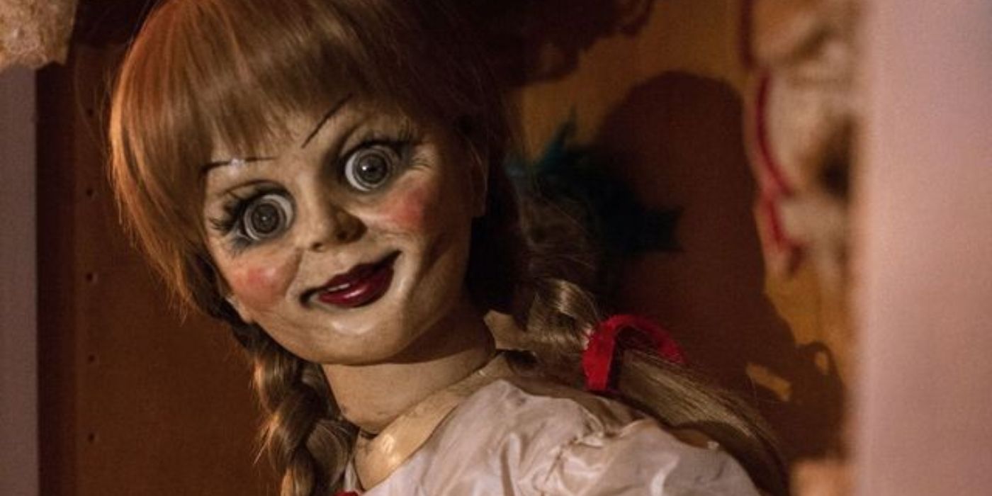 The haunted Annabelle doll in The Conjuring