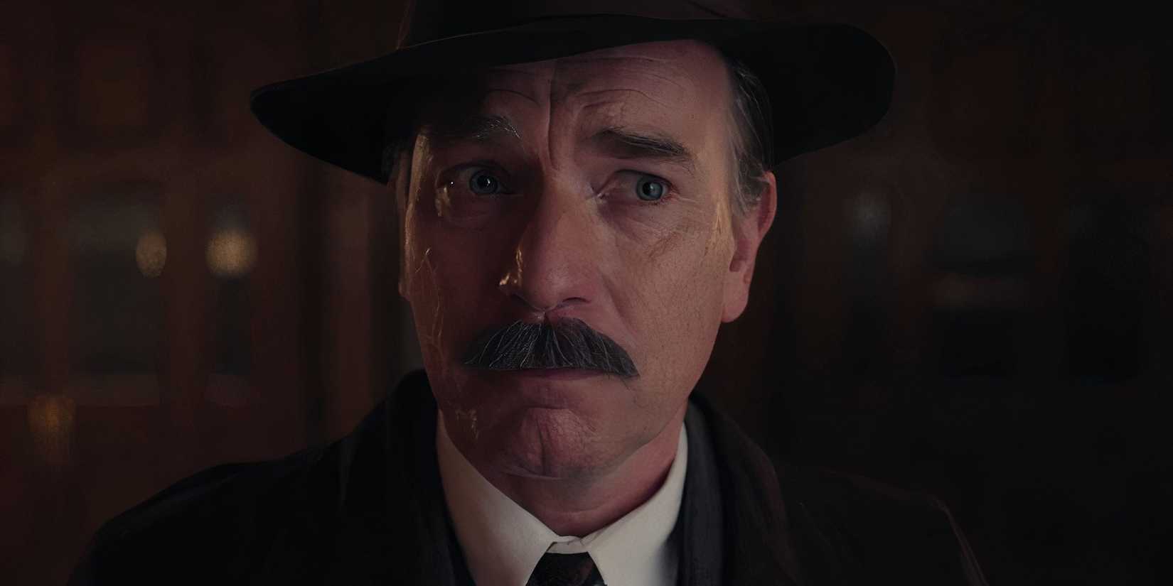 Ewan McGregor looking emotional as Alexander Rostov in A Gentleman in Moscow