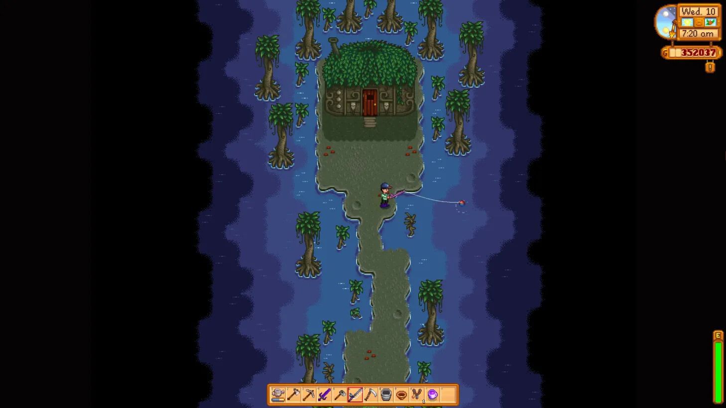 Stardew Valley: How To Catch Void Salmon