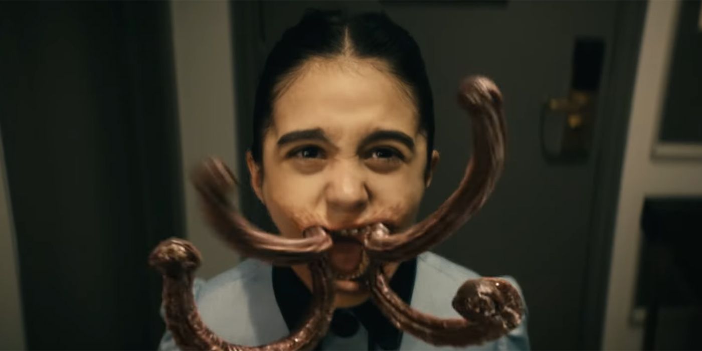 A girl with tentacles coming out of her mouth in The Boys season 4
