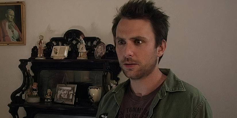 A shocked Charlie in It's Always Sunny in Philadelphia