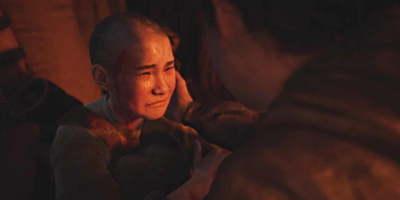 abby comforts lev in the last of us part 2