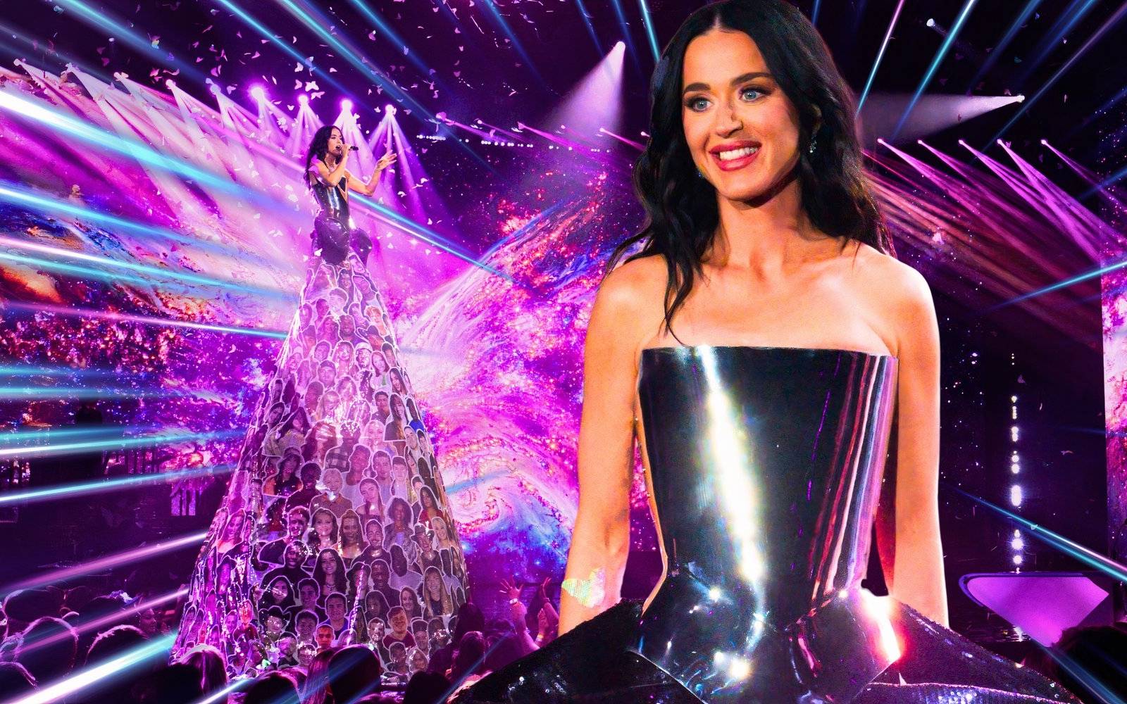 katy perry crochet dress american idol Yarnspirations | We still can't get over Katy Perry's granny square  inspired mini dress from the premiere of American Idol. Did you see it? .  Inspired by