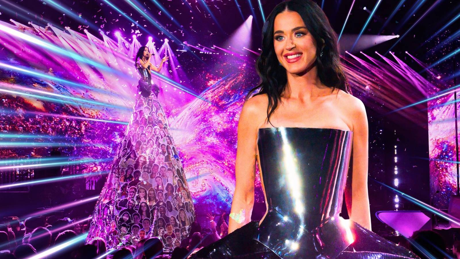 katy perry purple dress You Won't Believe What Your Favorite Stars Once Wore to the People's Choice Awards