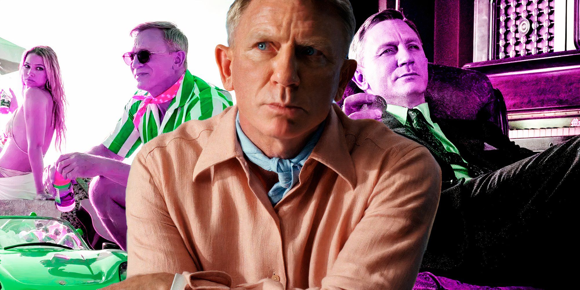 Daniel Craig as Detective Benoit Blanc in the Knives Out movies