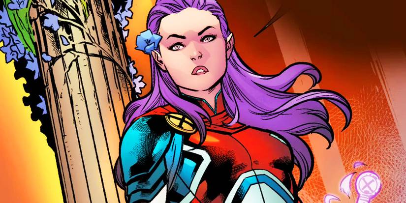 Comic book art: Betsy Braddock looks ahead as Captain Britain