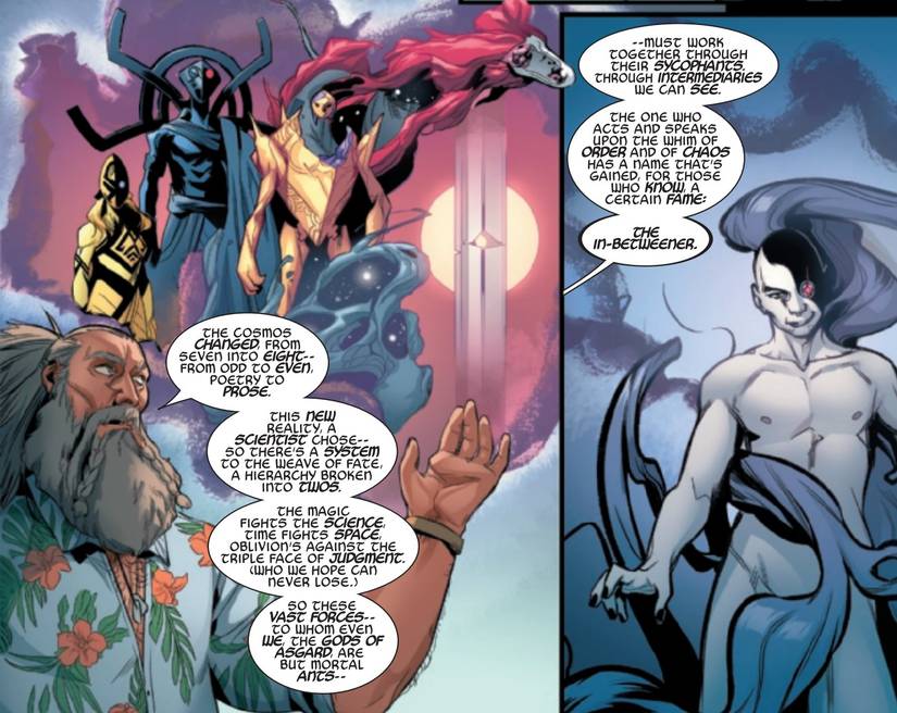 Bragi explains Marvel's new multiverse in Immortal Thor #11