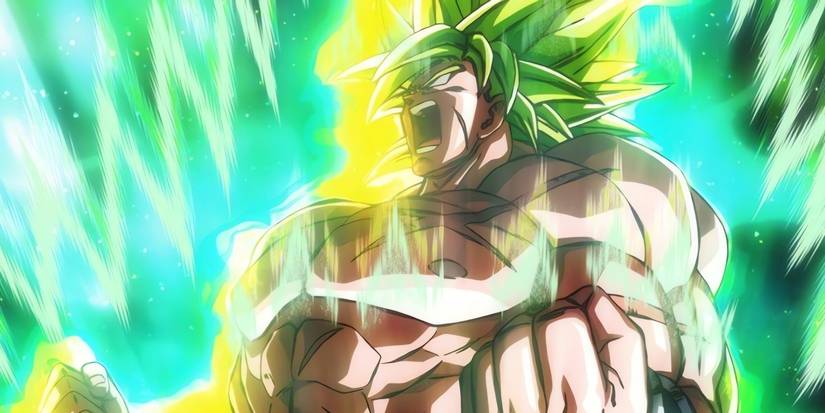 Broly in forma Super Saiyan, molto aggressivo