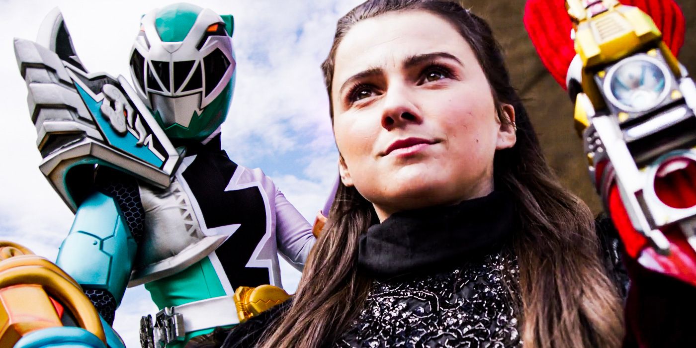 Dino Fury Green Ranger Izzy and Amelia in Cosmic Fury