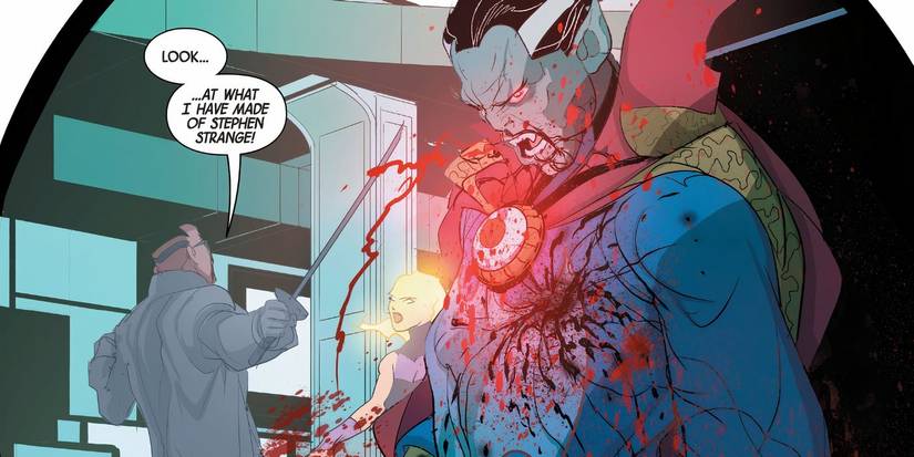 Doctor Strange #15 Stephen turned into vampire