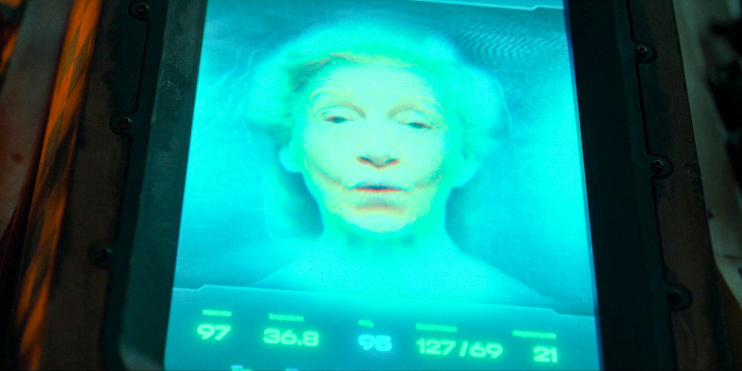 Susan Twist as The hologram in The Automated ambulance unit in Doctor Who season 14 episode 3