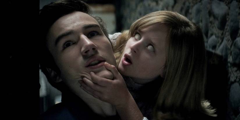 Doris letting spirits possess Mikey in Ouija Origin of Evil
