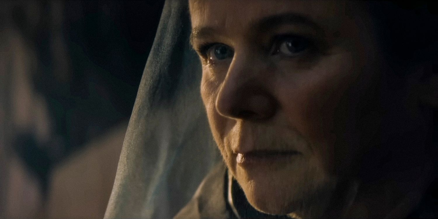 Close up of Valya Harkonnen (Emily Watson) in Dune Prophecy teaser