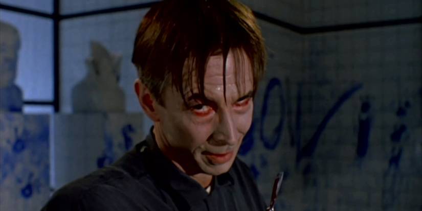 Anthony Perkins glaring in Edge Of Sanity