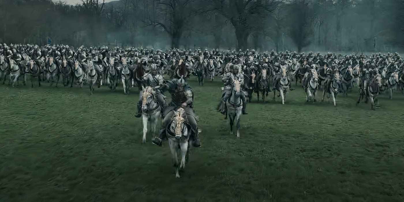 Elves charging into battle in the Rings of Power season 2 trailer.