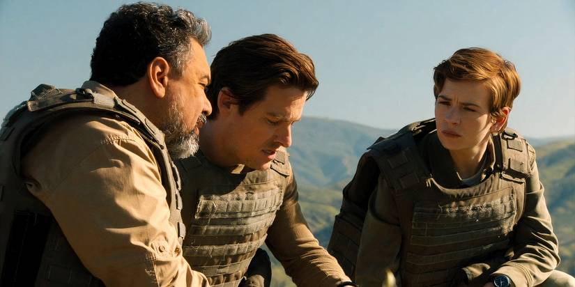 Felix Solis as Matt Garza, Kevin Zegers as Brendon Acres, and Britt Robertson as Laura Stensen in The Rookie season 6, episode 10