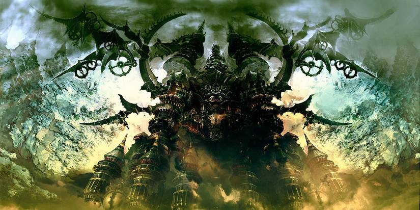 Key Art for the Alexander Raids in Final Fantasy 14.