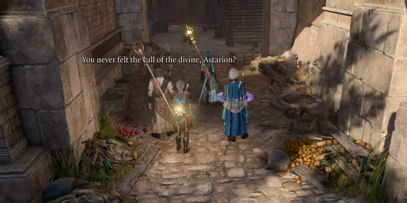gale Asks Astarion  about the divina in Baldur's Gates 3