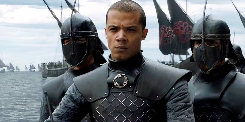 Grey Worm with the unsullied crew in Game of Thrones finale.